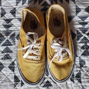 Vans Sneaker, Yellow, Men's 8, Women's 9.5